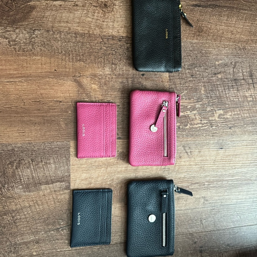Lodis coin and card pouches SOLD SEPARATELY
